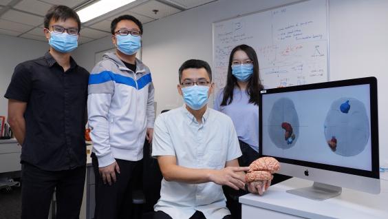 王吉光教授（右二）及他的研究团队成员