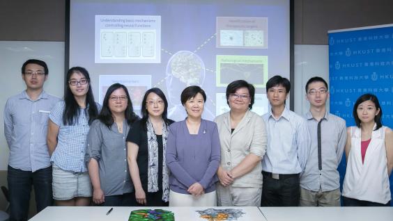  Prof Nancy Ip (middle) and the research team