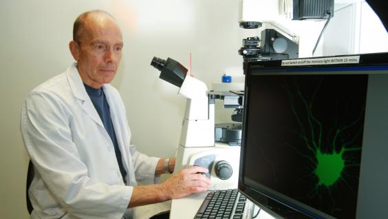 Prof Schimmel at his laboratory at HKUST	