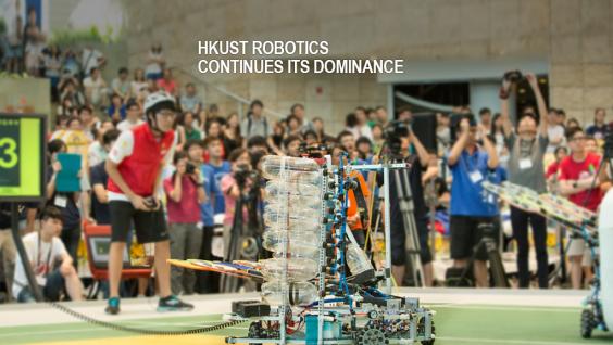 HKUST Robotics Team wins Robocon Hong Kong Contest for the fifth consecutive year and sweeps a total of 9 robotic awards from April till now.