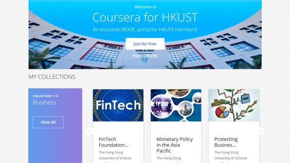  “Coursera for HKUST” platform